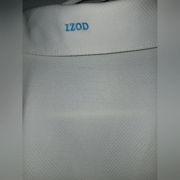 Izod performance cool fx white short sleeve shirt women's XL golf tennis - Picture 5 of 9